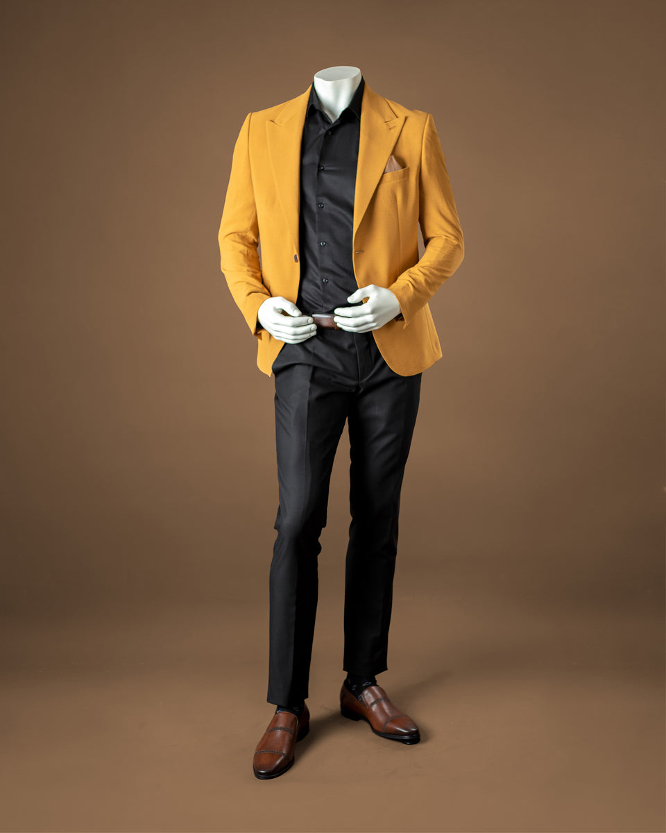 Yellow blazer clearance combination mens