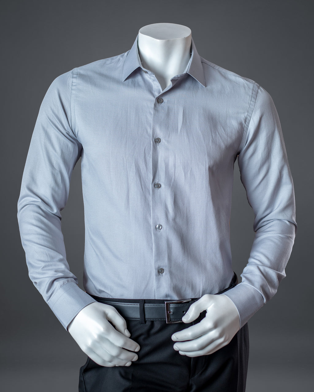 Grey Slim Fit Shirt